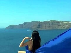 Hey, wanna see this glamour Latina model bang her photographer after a Greek shoot?