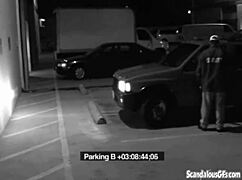 Slut BLOWS Security Guard Hard to Dodge That Fine!