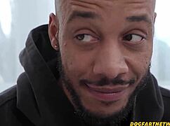 My annoyed bestie lost a card game and ended up sucking a stranger's huge cock in cowgirl position.