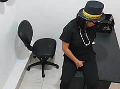 excited solo flashing with anal plug for subscribers