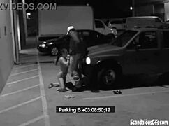 Slut BLOWS Security Guard Hard to Dodge That Fine!