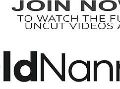 Old chubby Sami enjoys solo play with her big tits