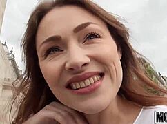 Tourist caught his anal fun with Macy on tape! 🍑