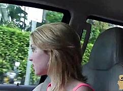 Blonde girl Dakota Skye fucks and gets a ride