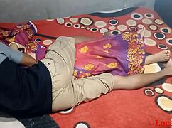 red saree indian bengali wife bent over for hardcore doggystyle fucking on webcam