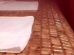 In the SAUNA, a HARD FUCK with HOT LATINA MILF.