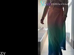 hey, wanna see this curvy brazilian milf dance in a tight miniskirt? her big ass in panties outdoors is pure fire.