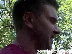 Young Sexy Blonde Teen 18+ Maya Hills Strips Red Panties for Cash