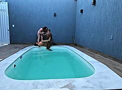 i called her for a pool bath but really wanted to fuck and record.