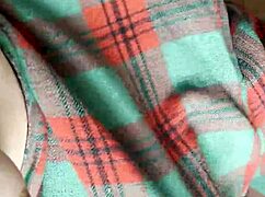 my shy neighbor hides under the blanket quietly