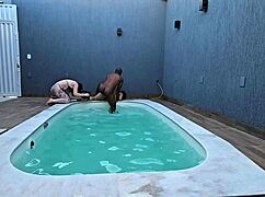 i called her for a pool bath but really wanted to fuck and record.