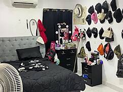 we jerked off hard with my new dildo, wow