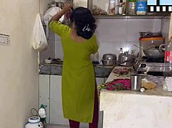 Husband Surprises Bride While Cooking And Fucks Her Hard In The Kitchen!