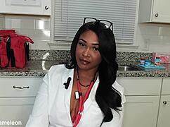 Nurse Lala: 'Follow my jerk off instructions, patient!' 😏