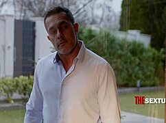 Tiny Girl Invites Peeping Stranger for Some Tight Anal Action! 😈