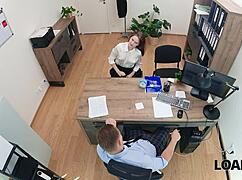 Want to see Una Fairy punished in the office?