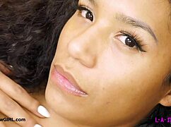 captivating brunette model reveals her stunning figure on camera