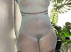 hey, watch joanfantasy play with her creamy pussy in light blue lingerie!