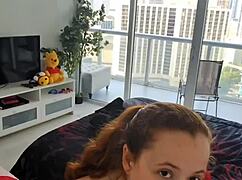 i feel huge tits redhead massage turning intense with red eviee