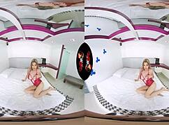 Beautiful babe with BIG BREASTS in 5K VR.