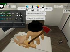 Brookhaven里操妹子干到射 - Roblox