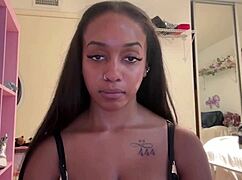 Lily Starfire goes deeper with that big ebony ass backstage