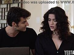 hung stud fixes laptop and drills big ass latina milf hard.