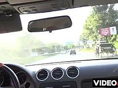 Outdoor group action with wife in wild deepthroat session