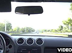 Outdoor group action with wife in wild deepthroat session