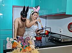 Brazilian Milf Bunny Takes Monster Cock Anal Creampie