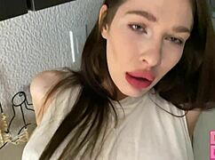 gerageyn starts the morning with romantic sex and a deep creampie. this petite brunette babe gets wet in close-up doggystyle.