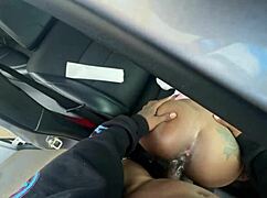 pull over so i can nut inside your creamy pussy, feeling that wet anal heat with my monster cock