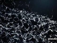 natural lesbian sweeties get covered in piss and squirt wet muffs