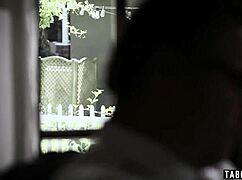 sexual gets a visit from a teen 18+ cheerleader with pigtails