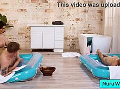 hey, wanna see natasha nice with joshua lewis and apollo banks banging two boys?
