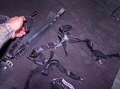 My stepsister tries BDSM mode with wet humiliation and blowjob 😈