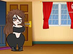 Gacha Club anime fucks big tits girl