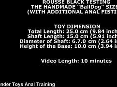 i test huge anal fisting with toys, orgasm