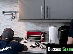 maintenance guy fucks my wife right in front of me