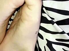 pretty tattooed feet get worshipped in this fetish video