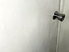 Did my stepdad catch me flashing tits during a bathroom video call? I’m shocked!