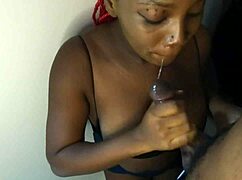 wet slave blowjob at secret spot, ebony goddess deepthroating