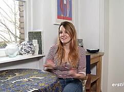 ersties babe masturbates watching a scene on the site