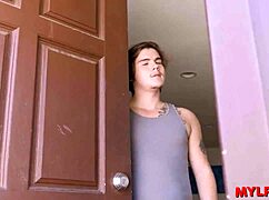 Mylfex - Milf saves face by sealing neighbour's lips with steamy anal