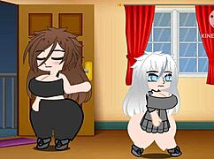 Gacha Club anime fucks big tits girl