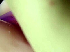 Huge Cum Creampie In Latina's Pink Wet Pussy Close-Up