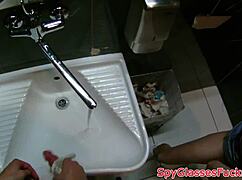 Eurobabe POV Fucked Hard on Spycam in Public Outdoor Spot