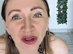 mature milf with huge tits enjoying pov fucking at home