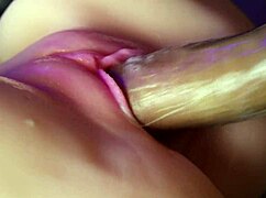 Huge Cum Creampie In Latina's Pink Wet Pussy Close-Up