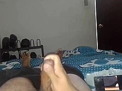 friend of mom catches me in private moment